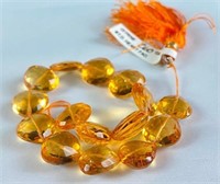 String of Citrine Jewel Beads