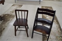 Wooden Chair & Stool/Chair