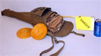 WWII Army Mine Field Marked Kit Flags & Case