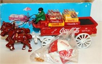 Cast Iron Coca Cola Wagon in Original Box