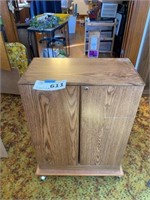 VHS Tape Storage Cabinet 23x12x30