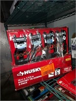 Husky 16ft ratchet straps 4pc