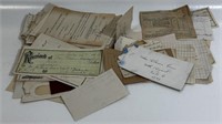 COLLECTION OF OLD NEW BRUNSWICK STORE PAPERS