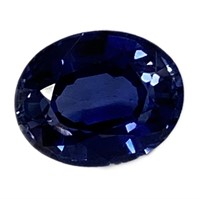 Natural Oval 4.00ct Blue Sapphire