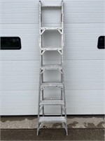 Aluminum step & extension ladder