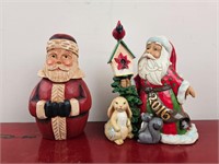 Christmas Santa Lot of 2- Read Comments