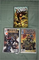 3 modern age Marvel comic books; as is