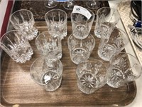 (11) Crystal Tumblers