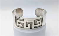 Huge Sterling Silver Cuff Arm Bangle 110+ Grams !