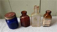 antique medicine vicks &  more bottles
