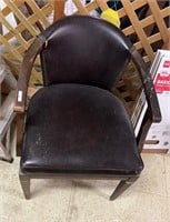 Barrel Back Padded Guest Chair