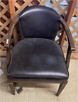Barrel Back Padded Guest Chair