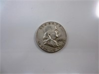 USA 1958 Franklin half dollar argent valeur métal
