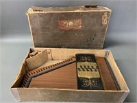 Antique Autoharp with Outstanding Graphics