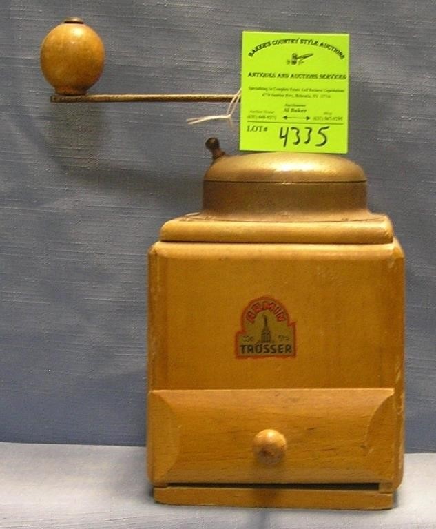 Antique coffee grinder made in Germany