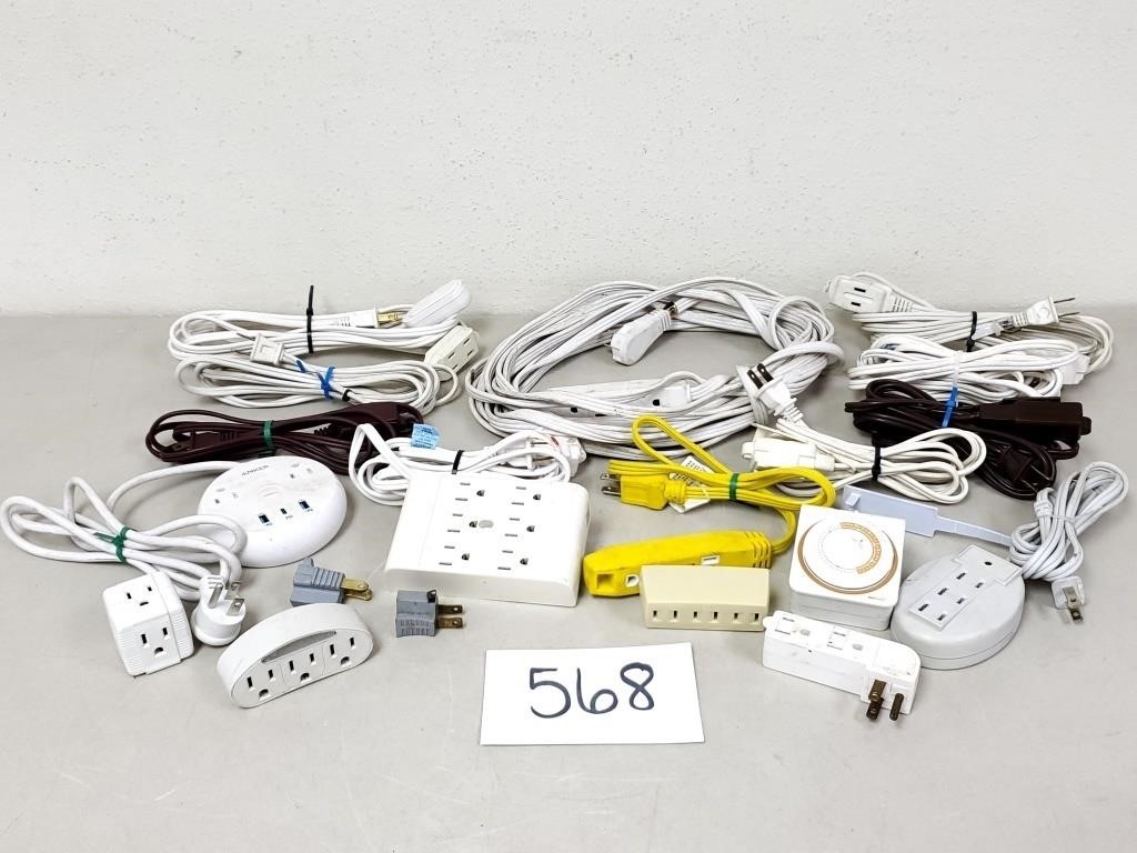 Extension Cords, Multi Outlets, Timer (No Ship)