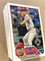 Stack of 2023 Topps Baseball Cards