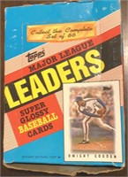 1986 Topps Leaders Box of Opened Cards