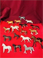 Assorted Vintage Horse Toys Lot