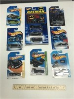 8 NIB Hot Wheels Batman Cars