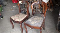 Antique Pair of Dining chairs G