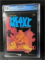 Heavy Metal 11 CGC 7.5 Alex Nino Cover