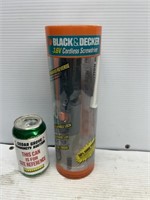 Black & Decker 3.6V cordless screwdriver