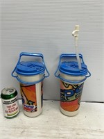 Pepsi later cups with straw