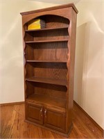 Solid Wood Standing Bookshelf