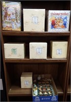 Cherished Teddies Figurines & Shelf