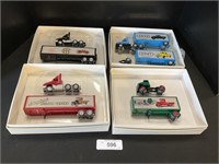 4 Advertising Historical Series Winross Trucks.