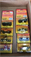 Lot of 8 Matchbox Cars In Box Semi Trucks, BMW