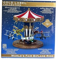 World's Fair Biplane Ride Music Box