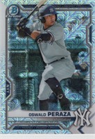 Oswald Peraza B chrome 2021 Topps