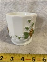 Westmoreland painted grapes spoon holder