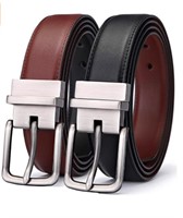 133-703 Men’s Bulliant Leather Reversible Belt