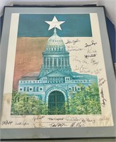 Texas State Capitol Autographed by 2003 Senators