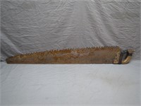 Antique Disston Timber Hand Saw