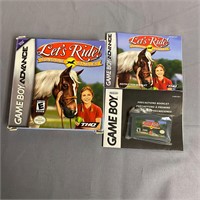 Nintendo GBA Lets Ride Sunshine Stables in Box