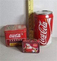 Coca cola lot-Coca Cola 2000 Tin Container