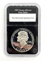 1993 Thomas Jefferson Silver Dollar