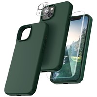 TOCOL [5 in 1] for iPhone 14 Plus Case, 2X Screen