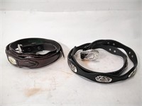 Silver Creek & Resistol Leather Belts