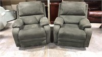 Pair of two recliner chairs