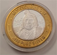 Red Cloud Silver Round