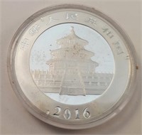 2016 Panda 30 g Silver Round