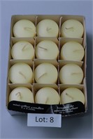 Mini-Pillars Wax Candles / 2 x 2.375 in / Vanilla