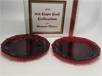 1876 Cape Cod Collection Desert Plates, Two