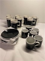 Braniff Airlines Coffee Espresso In Air Mugs Cups