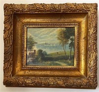 320 - VINTAGE FRAMED ART 16X18"